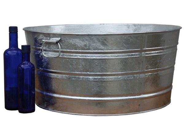 17 Gallon Galvanized Tub