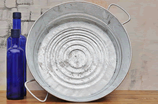 Size 1 Galvanized Wash Pan