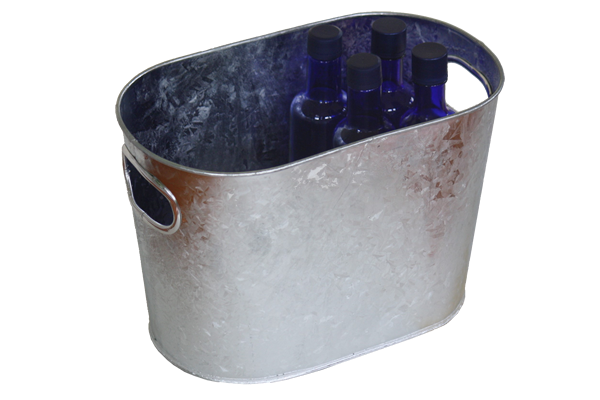 Small Oval Galvanized Tub