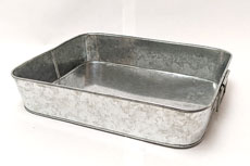 Rectangle Galvanized Tray