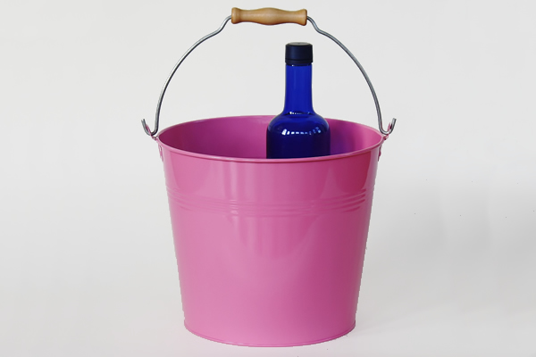 Pink Metal Pail