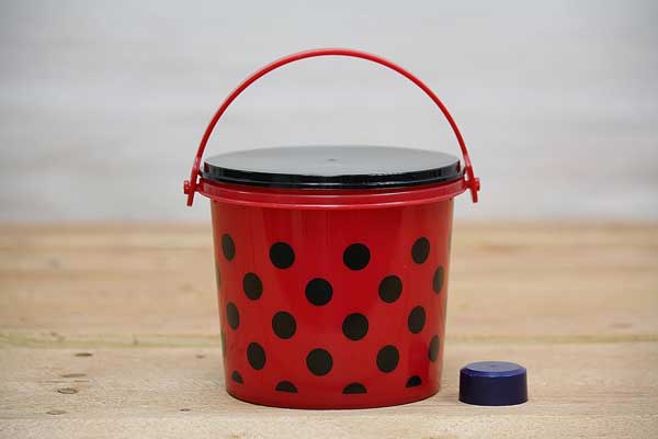 plastic storage bucket