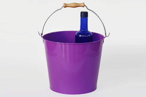 Purple Metal Pail