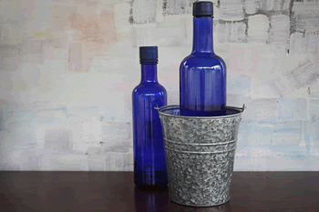 Galvanized Slim Storage Pail