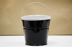 Black Bucket With Lid