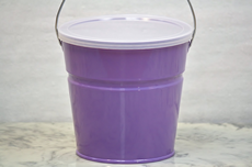 Purple Bucket With Lid