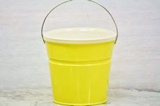 Yellow Bucket With Lid