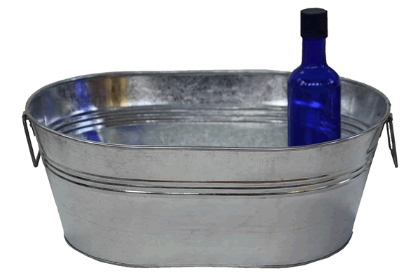 Oval Metal Bucket 