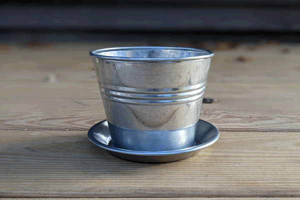 Small Metal Bucket Planter