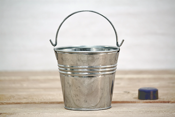 Small Tin Buckets, Mini Tin Buckets