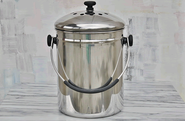 Stainless-Steel Compost Pails