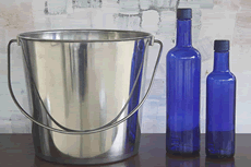 13 Quart seamless Stainless Steel Bucket