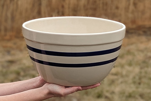 Stoneware Dough Bowl