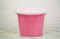 Pink Bucket With Lid