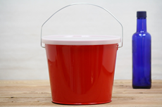 Red Bucket With Lid