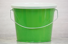 Green Metal Small Bucket With Handle Colorful Toy Gift Buckets Candle Mini  Jar Wholesale