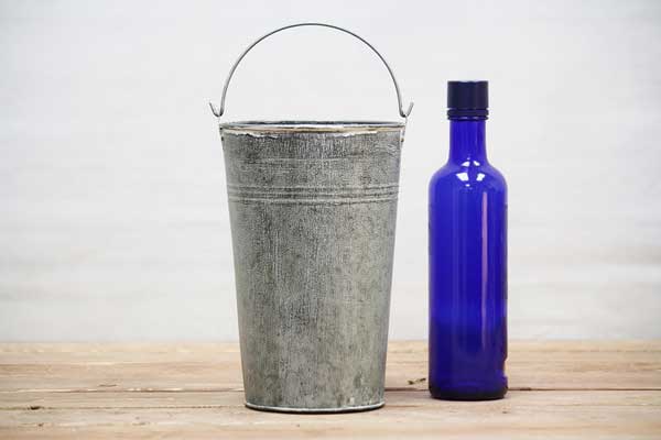 Galvanized Simple Vase Pail