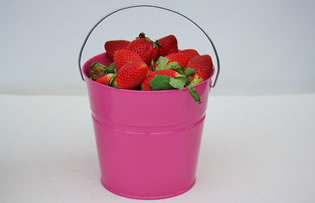 Valentines Day Gift Idea In A Pink Bucket