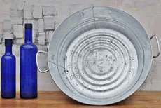 Size 2 Galvanized Wash Pan