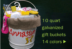 10 Quart color Metal Buckets