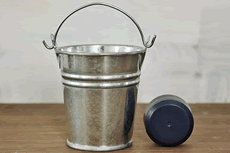 Small Metal Bucket for Favors