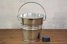 small metal pail