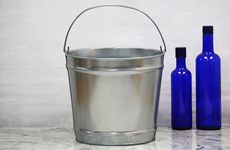 A Southern Bucket Soak Storage Bucket, Galvanized Metal, Powder Blue - A  Southern Bucket