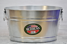 5 Gallon Galvanized Steel Tub