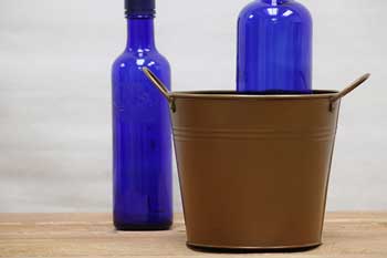 Brown Centerpiece Pail