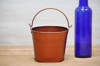 Copper Small Flower Bucket
