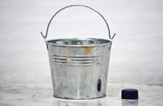 Galvanized Small Flower Bucket