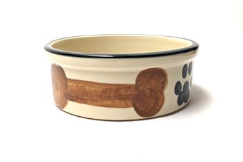 Hand Painted Dog Bowl