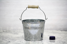 Small Metal Flower Bucket